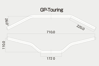 Stainless Handlebar GP TOURING