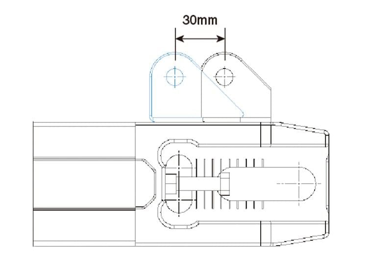 モノコックスイングアーム PMC x GILD design サスペンションマウントSTD（465mm） 465mm 1セット