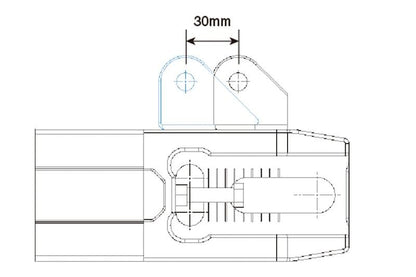 モノコックスイングアーム PMC x GILD design サスペンションマウントSTD（465mm） 465mm 1セット