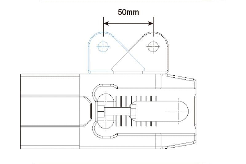 モノコックスイングアーム PMC x GILD design サスペンションマウントSTD（465mm） 465mm 1セット