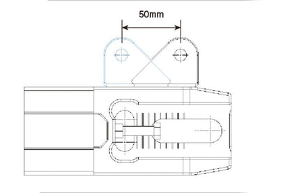 モノコックスイングアーム PMC x GILD design サスペンションマウントSTD（465mm） 465mm 1セット