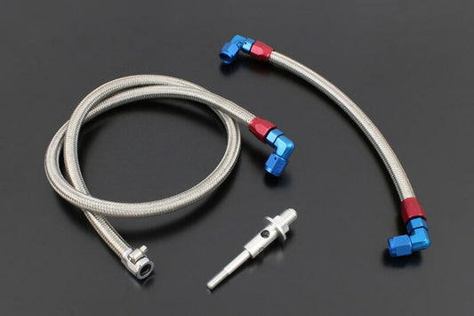 72-'80 Z系モデル用 モノコックスイングアーム用ブローバイシステム スエブルシールエンド ブルー/レッド