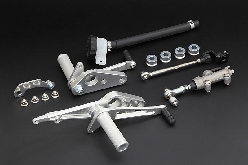 BILLET バックステップキット ディスクブレーキ用 TYPE-1 シルバー Z1/Z2 Z750～1000 Z1R