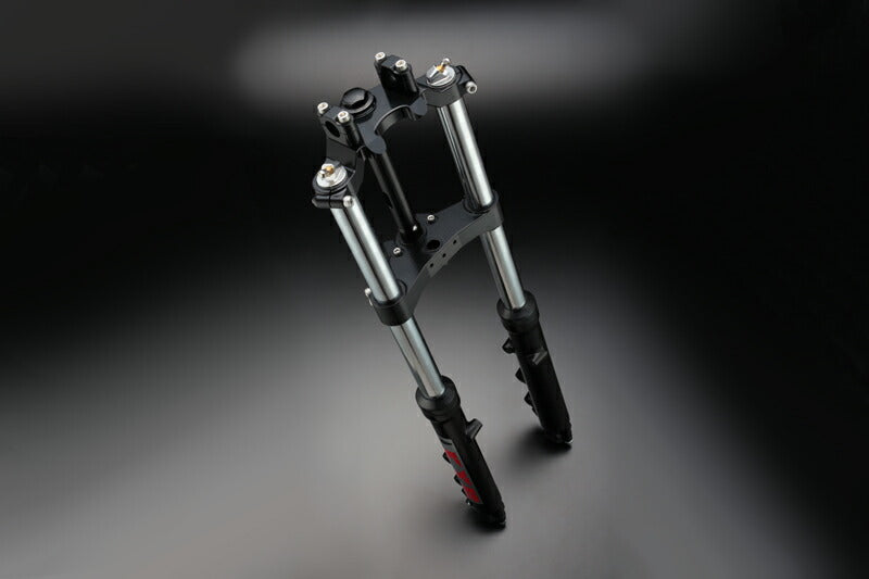 KYB36KZフロントフォーク＆トリプルクランプASSY ブラック KZ系