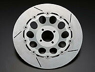 φ320mmフローティングディスクローター 単品 ホール シルバー 左側 Z1/Z2 6穴