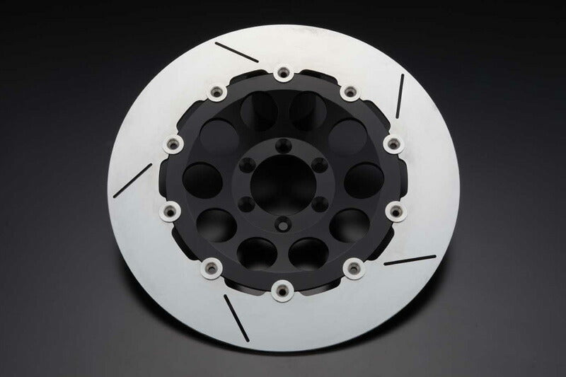 φ320mm Drilled Front Brake Rotor, Black, Right Hand Side, Z1000J/R/1100R/GP (81-85), 6-hole