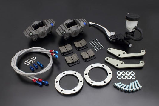 CP2696 Front Brake Kit for STD Rotors, Double Disc, with Offset Spacer and Master Cylinder [Z1/Z2, H2 (72-75)] 1 Set