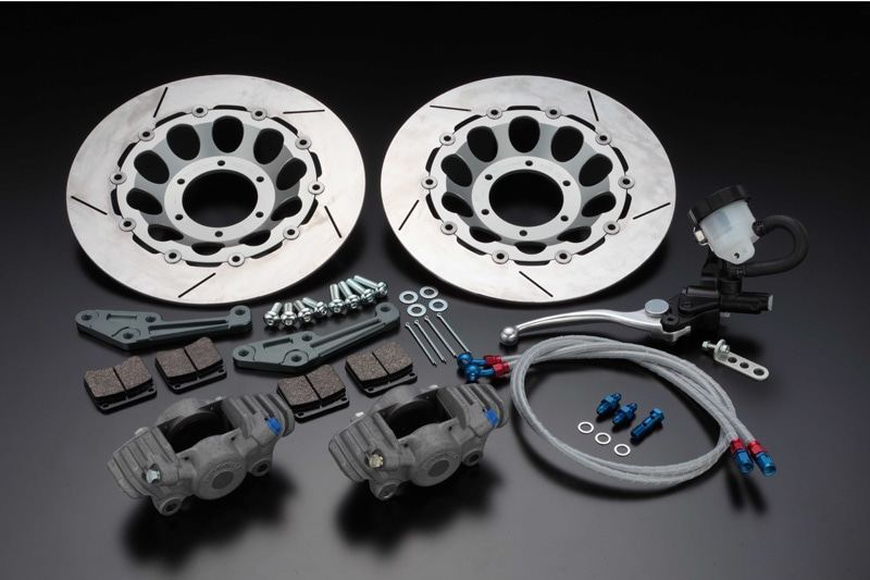 CP2696 Front Floating Brake Kit (Hole Design/Silver) Double Disc 320mm 1 Set