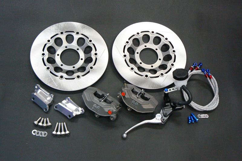 CP5569 Front Floating Brake Kit (Hole Design/Silver) Double Disc 320mm 1 Set