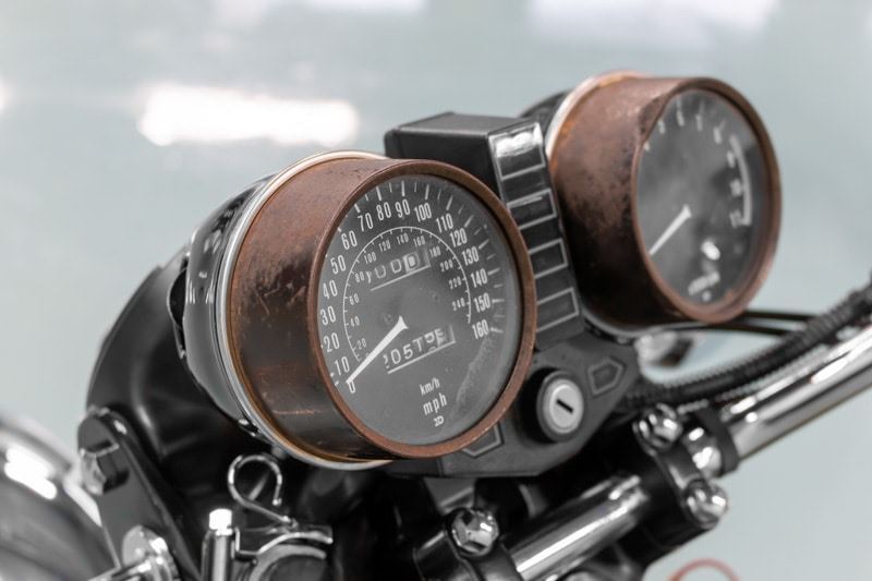 Meter Cover Black, Left and Right Pair (2 pcs) for Z1 Z2 KZ900 Z750 Z750D1 KZ1000 KZ1000MK(2) Z1-R Z1000J Z1000 Z1100R Z1100GP GPZ1100
