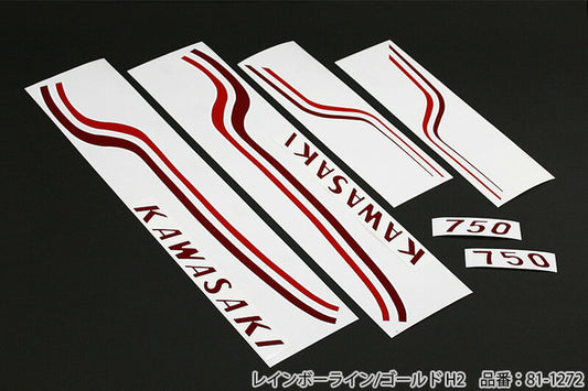 Transfer Film Graphics Set Rainbow Line/Gold H2
