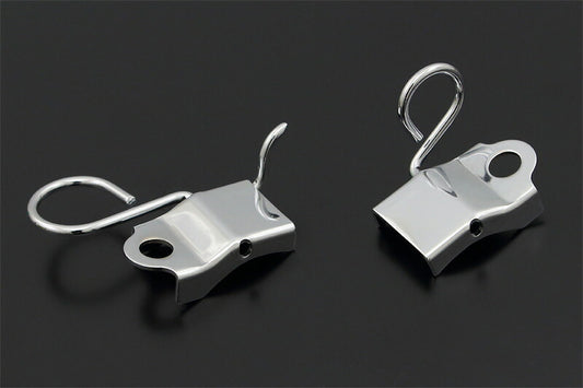 Wire Clamp Set, Chrome-Plated