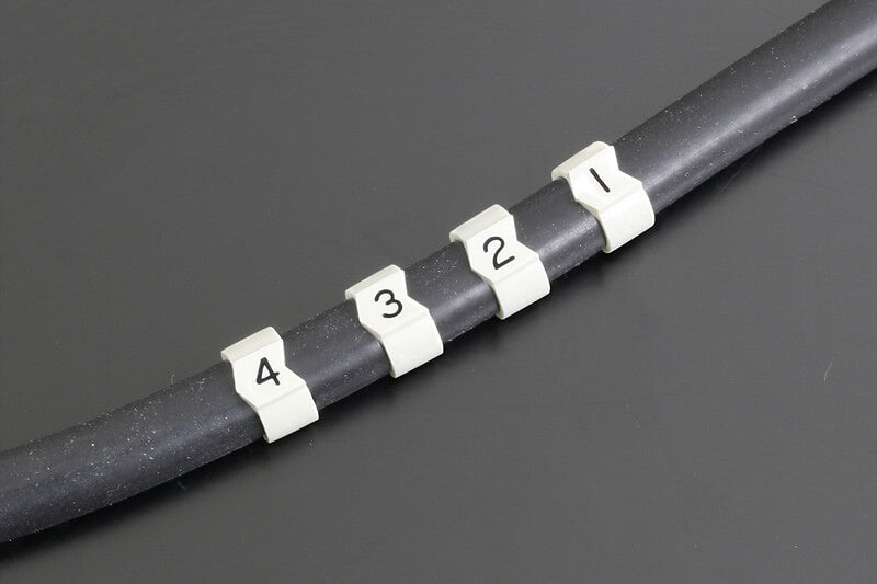 Spark plug wire number plate Cylinder number Identification number