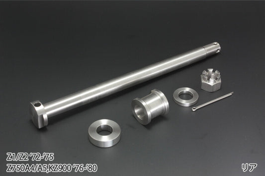 Axle Shaft Set Stainless Rear Z1/Z2/Z750A4/A5/KZ900