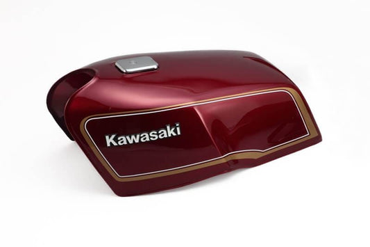 Z1000MK2/Z750FX-1 Luminous Dark Red Tank - 1 pc.