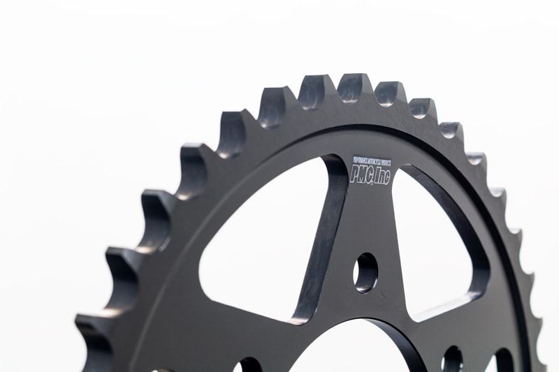Aluminum Driven Sprocket Kashima Coat Black (Chain Size 530) 1 pc.