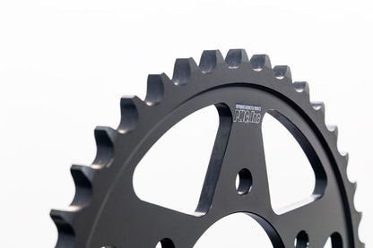 Aluminum Driven Sprocket Kashima Coat Black (Chain Size 530) 1 pc.