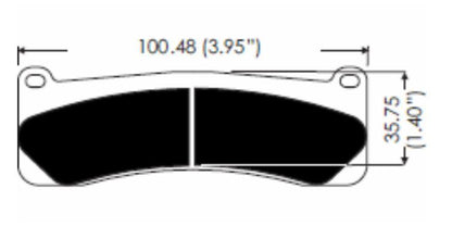 Brake Pads TYPE-A Ceramic Metal CP5566
