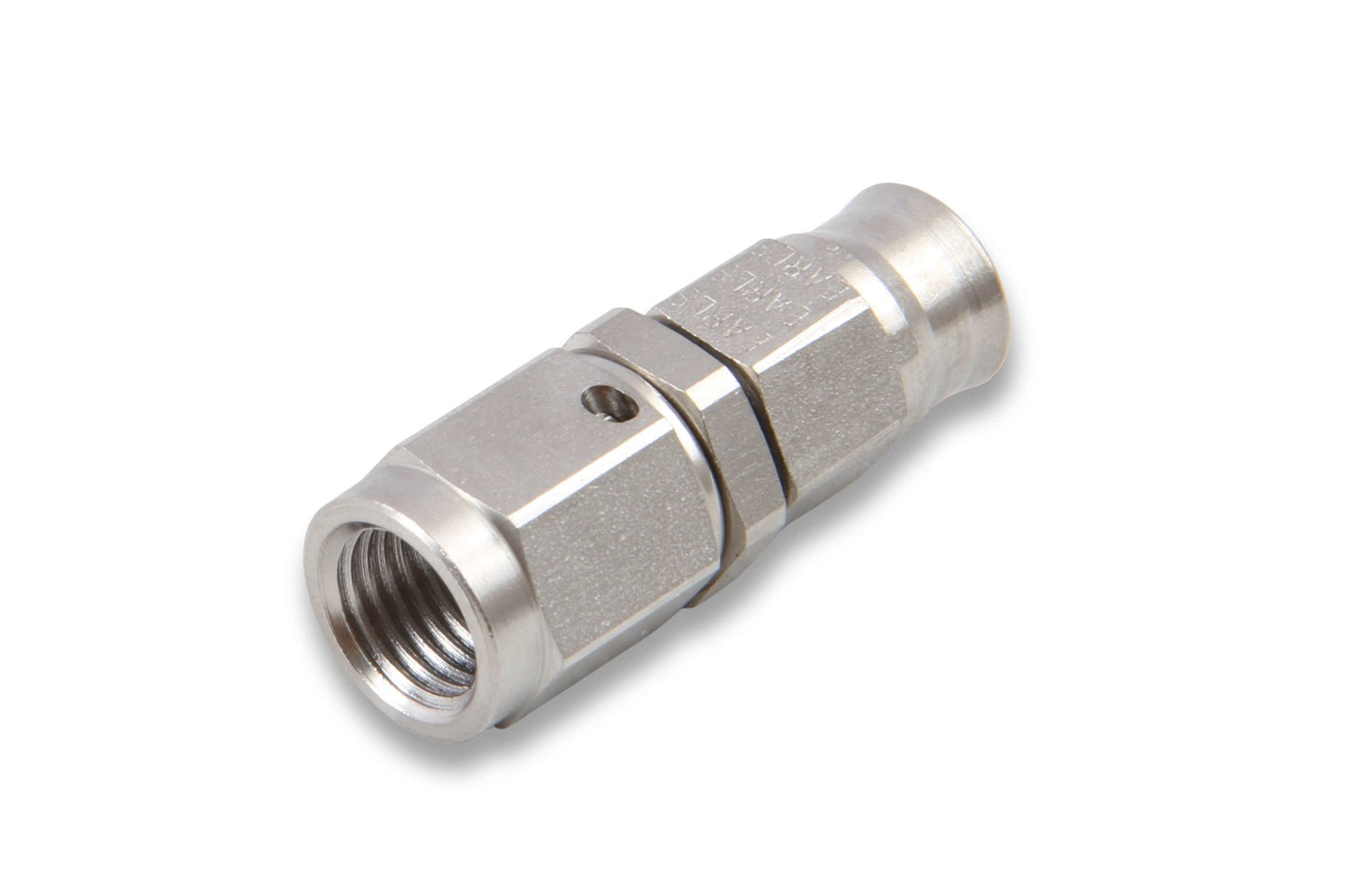 Earl's #3 Fitting Hose End Straight Stainless