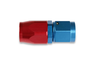 Earl's #6 Straight Blue Aluminum Fitting