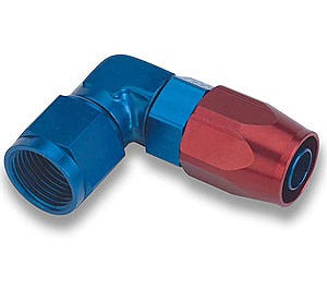 アールズ #6 フィッティング 90°フォージタイプ ブルー(アルミ)