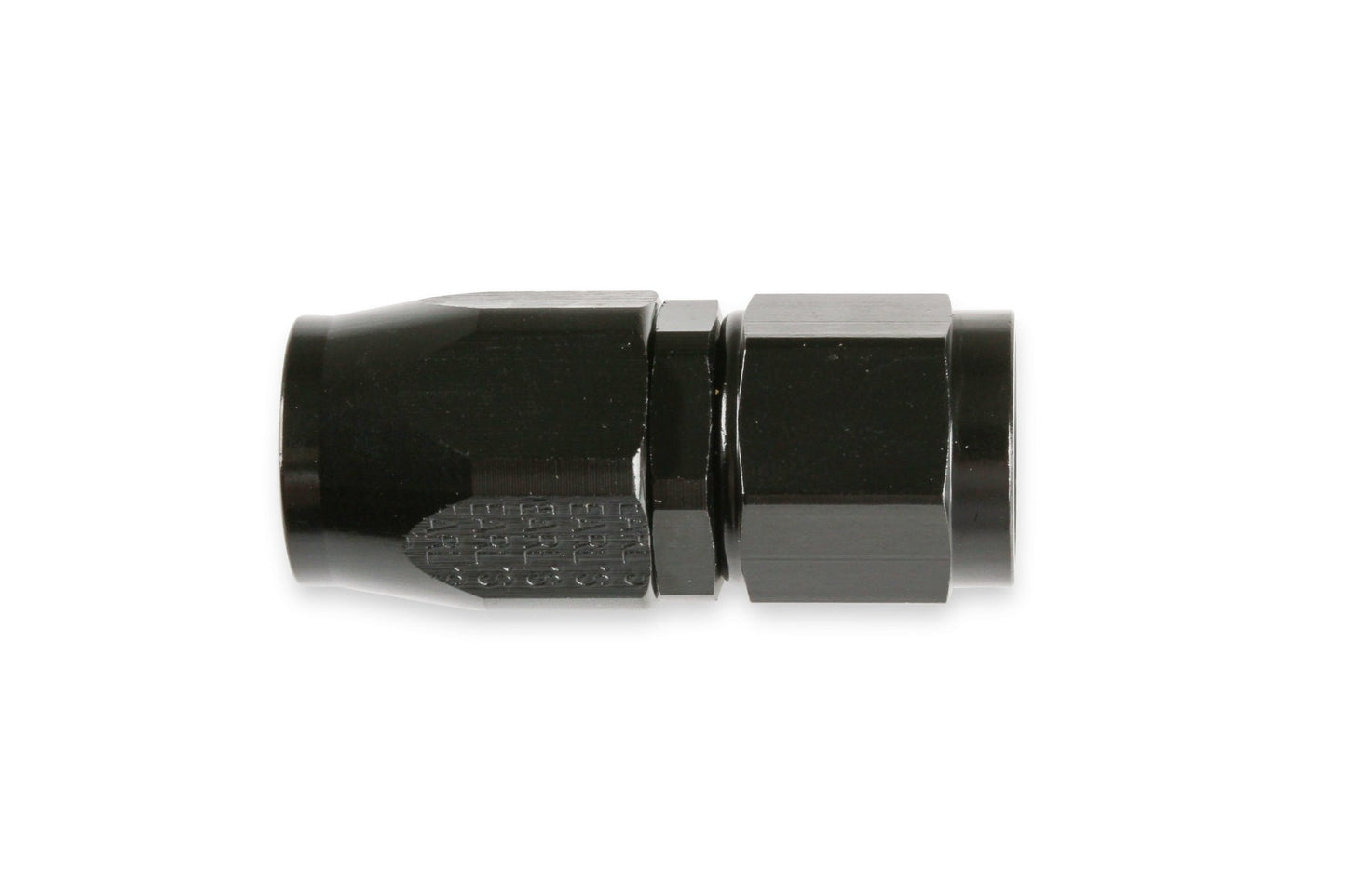 Earl's #8 Straight Fitting, Black (Aluminum)