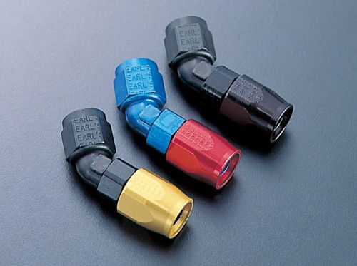 アールズ #8 フィッティング 45°チューブタイプ ブラック(アルミ)