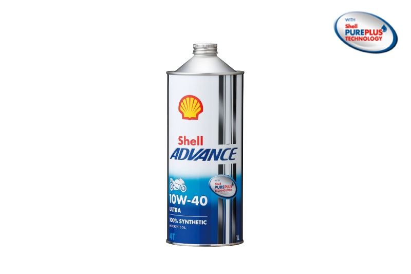 Shell ADVANCE 4T ULTRA 10W-40 1L 半化学合成油 1本