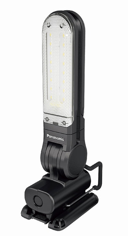 工事用充電LEDマルチライト 7.2V マグネットベース付 125×257×49mm 黒 ブラック