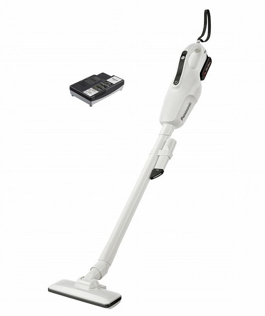 工事用充電クリーナー 18V3.0Ah PNタイプ電池セット 452×124×160mm 白 ホワイト