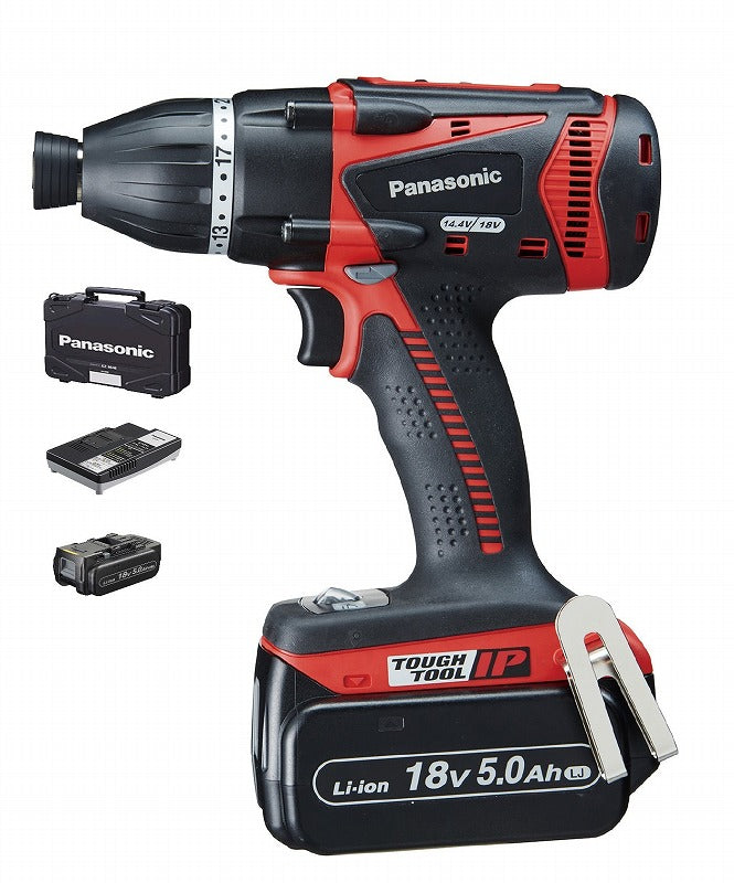 充電マルチインパクトドライバー LJタイプ 18V5.0Ah 198×242×61ｍｍ 赤 レッド