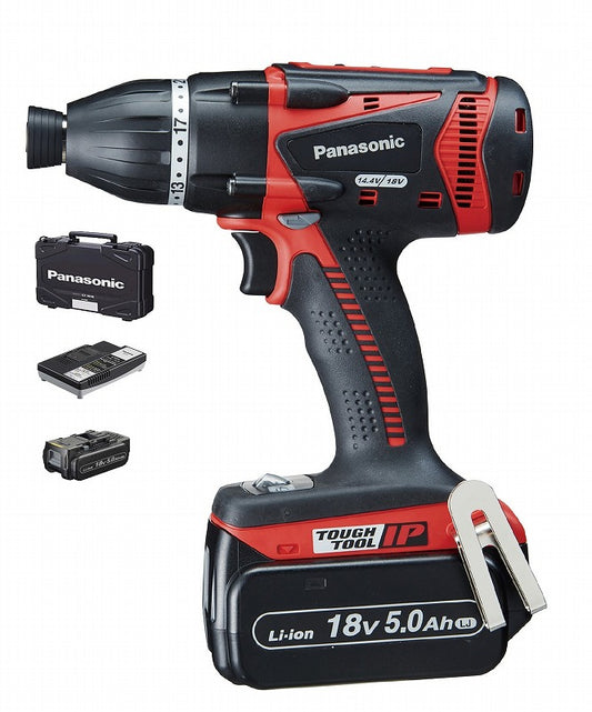 充電マルチインパクトドライバー LJタイプ 18V5.0Ah 198×242×61ｍｍ 赤 レッド