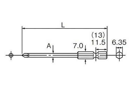 ドライバー ビット (+) #1X120