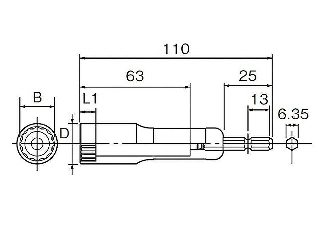 ヘグザゴンソケット 深穴タイプ 10MM