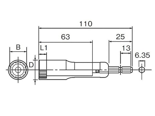 ヘグザゴンソケット 深穴タイプ 10MM