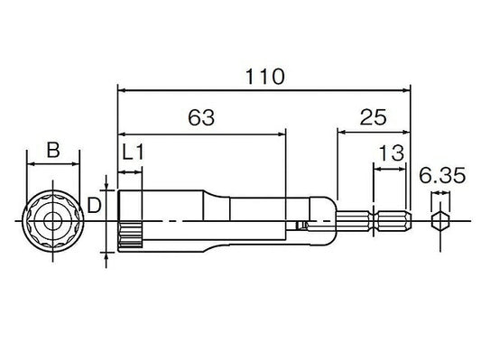 ヘグザゴンソケット 深穴タイプ 17MM