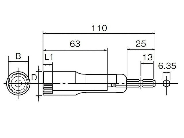 ヘグザゴンソケット 深穴タイプ 24MM
