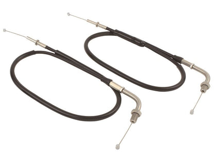 High Throttle Cable Set Black Ninja 250/400