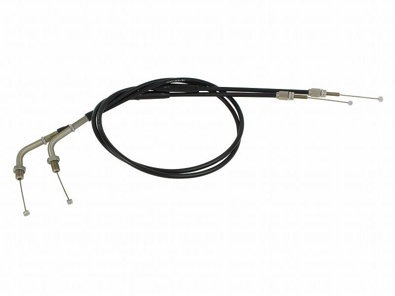 High Throttle Cable Set, Black, 1,050mm Overall Length, U.N.V ZZR1100