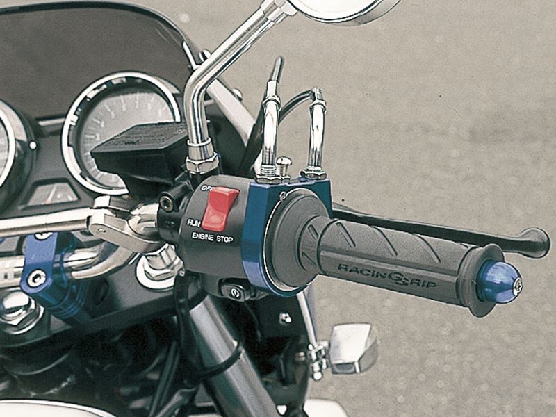 Throttle case only, Blue
