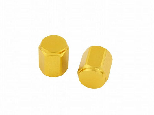 ヘックスエアーバルブキャップ プレーンタイプ シャンパンゴールド 2個入 タイヤ用