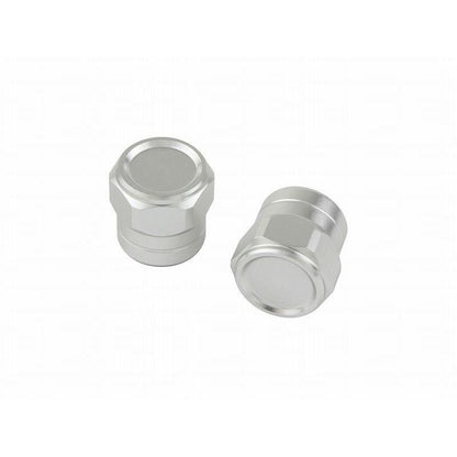 フルビレットエアーバルブキャップ シルバー 左右セット