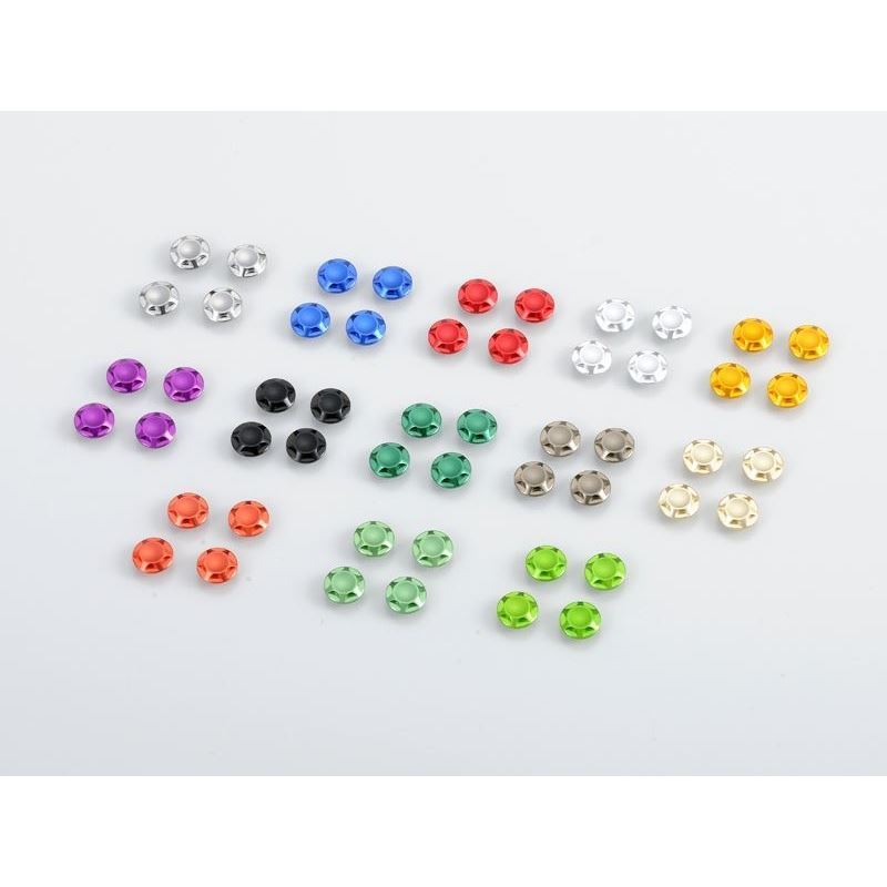 NASA Cap Bolt Covers Pink M10 4-pack