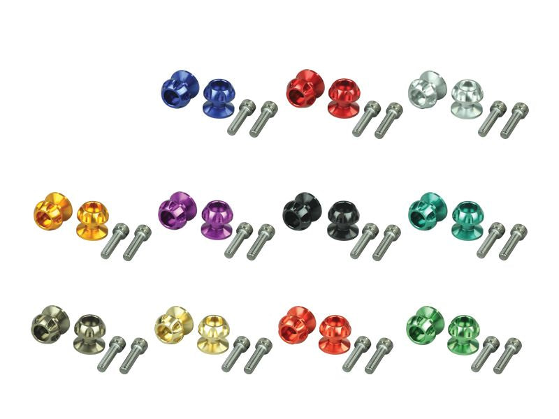 NASAタイプネットアンカー M8用 ライムグリーン 2個入 汎用