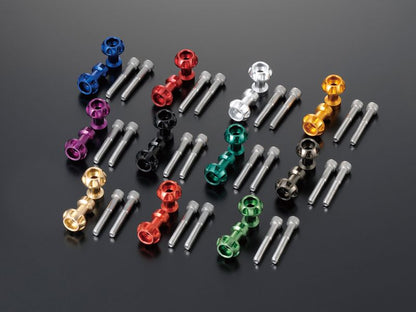 ロングネットアンカー 8mmNASAタイプ ライムグリーン 2個入 ツーリングネットアンカー