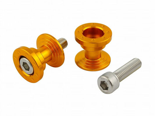 Aluminum Touring Cargo Hooks Gold M8 Short 2 pcs.