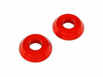 アルミテーパーウインカーベース M8-T5 レッド M8用