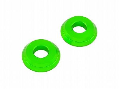 アルミテーパーウインカーベース M8-T5 ライムグリーン M8用