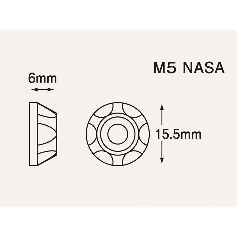 NASA Type Cap Holder Pink M5, Pack of 2
