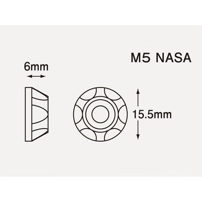 NASA Type Cap Holder Pink M5, Pack of 2